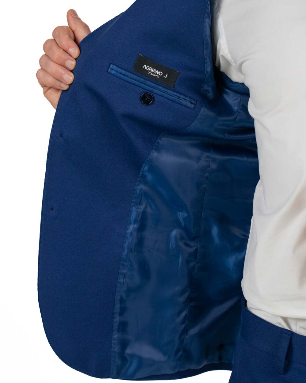 Langella - Abito punto milano bluette - immagine 4