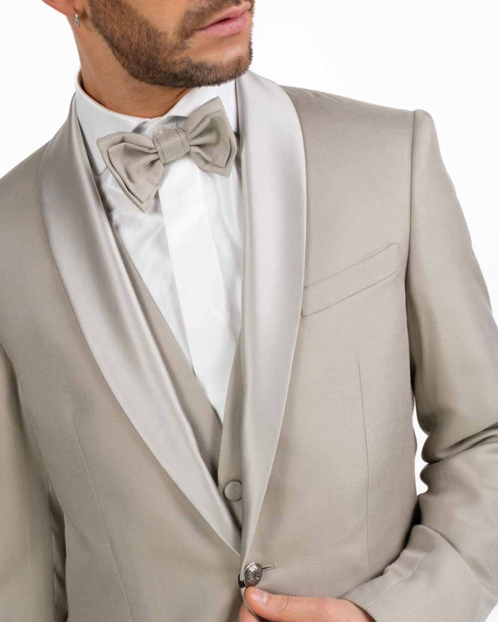 Lebole - Abito elegante sabbia - immagine 2