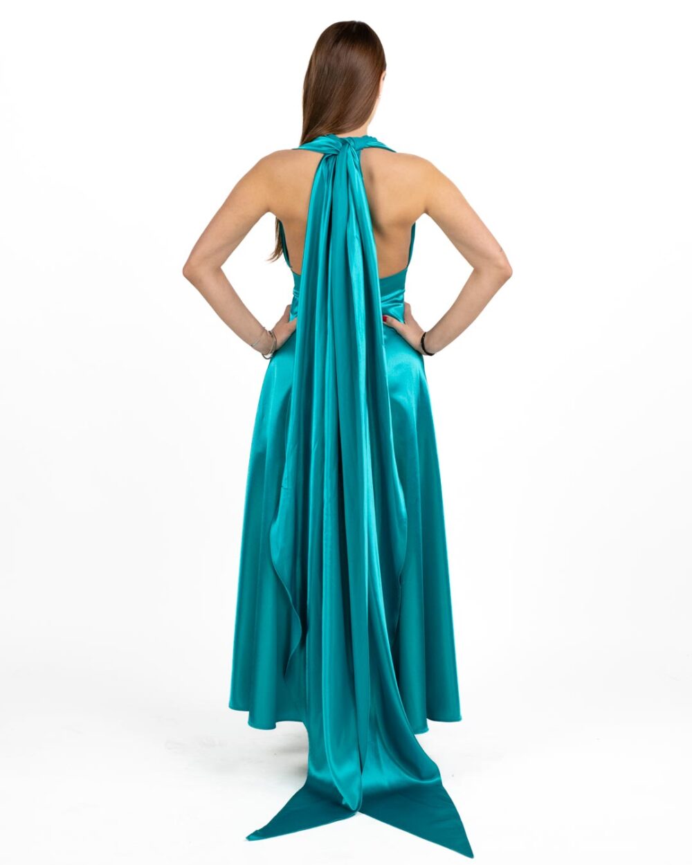 Berti Mode Collection - Abito lungo verde - immagine 2
