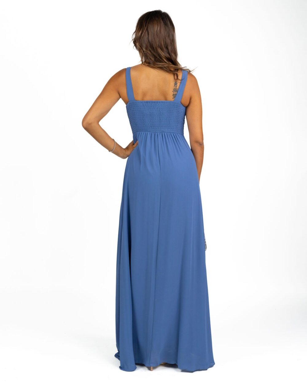 Berti Mode Collection - Abito chiffon celeste - immagine 2