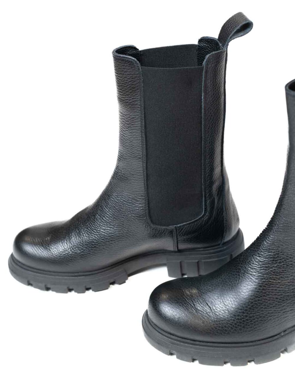 Ovye - Stivali combat boot nero in pelle - immagine 2