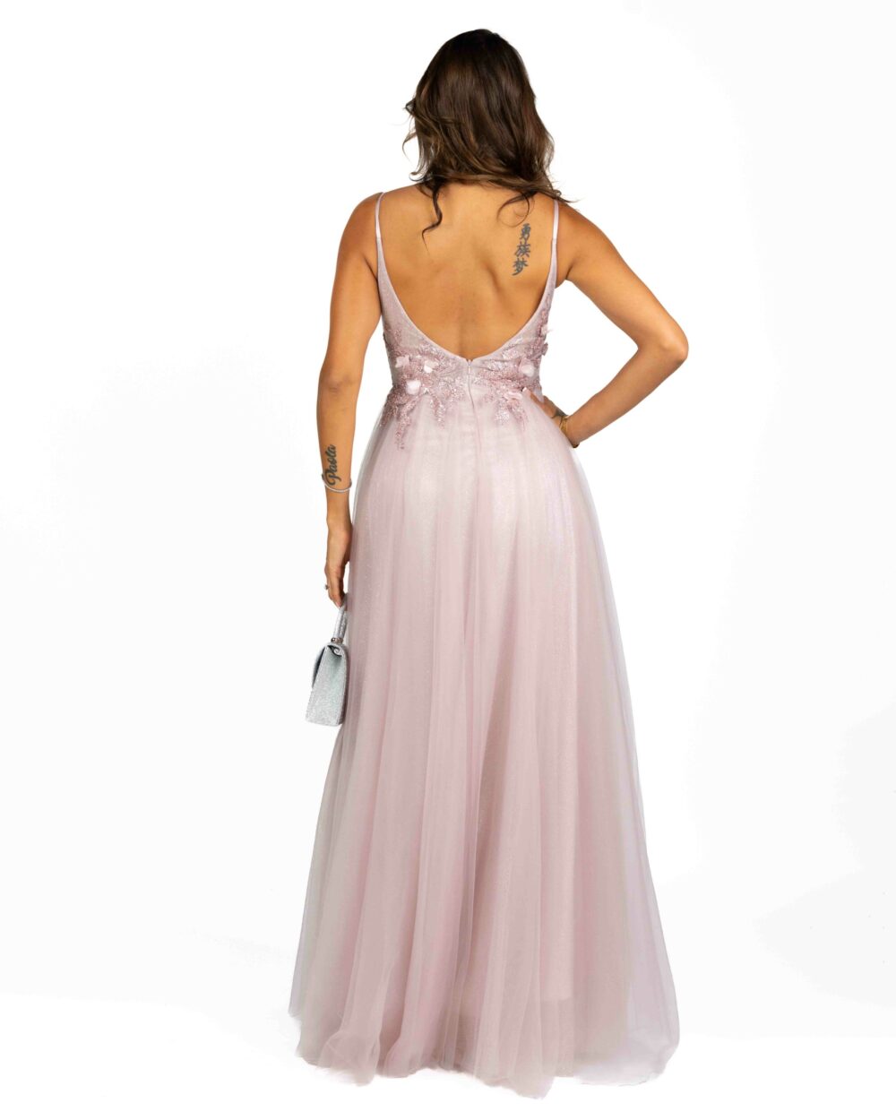 Berti Mode Collection - Abito tulle rosa - immagine 3