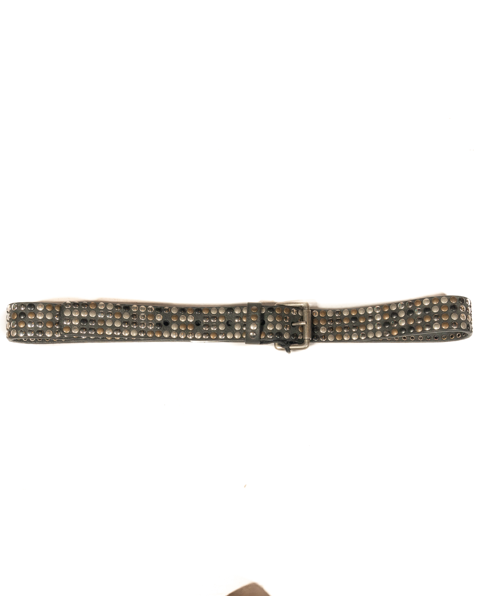 Berti Mode Collection - Cintura nera con borchie
