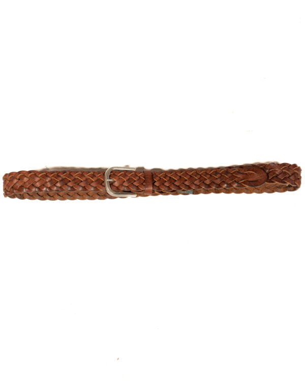 Berti Mode Collection - Cintura intrecciata marrone