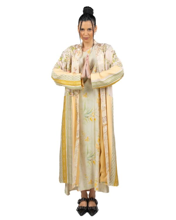 WU SIDE - Kimono Lungo Fantasia