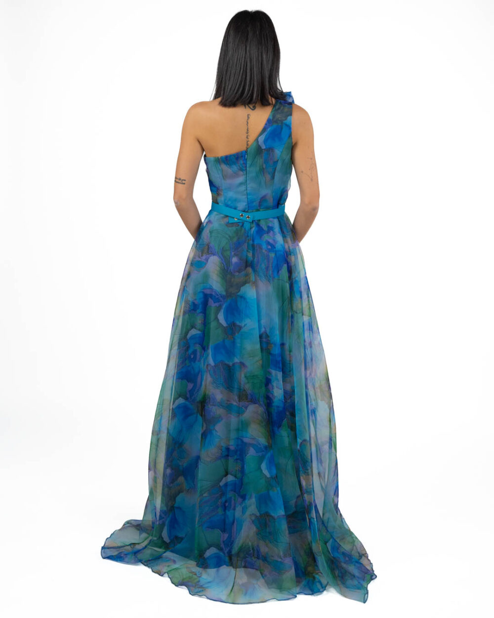 BERTI MODE COLLECTION - Abito Chiffon Floreale - immagine 3