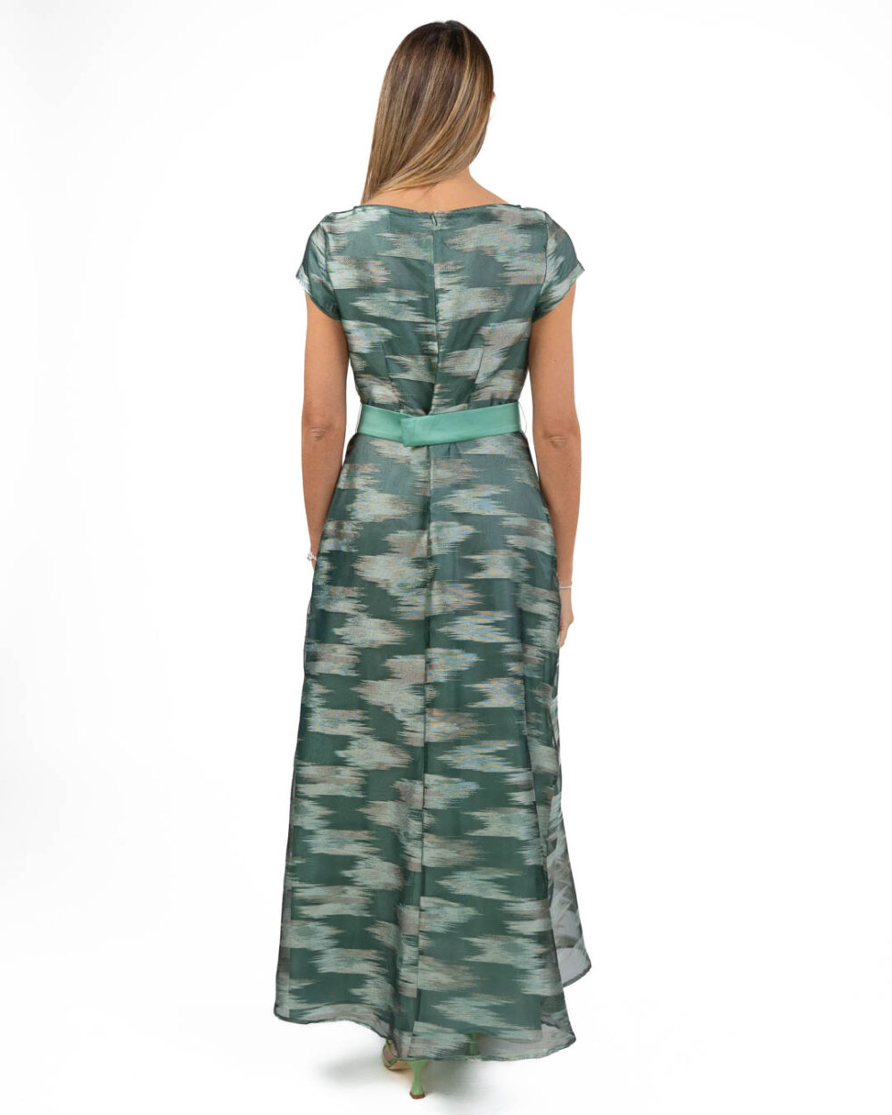 Berti Mode Collection - Abito Fil Coupè Verde - immagine 4