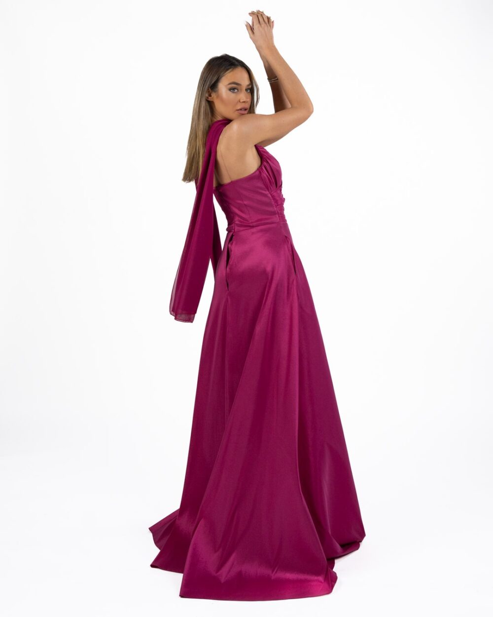Berti Mode Collection - abito fucsia - immagine 4
