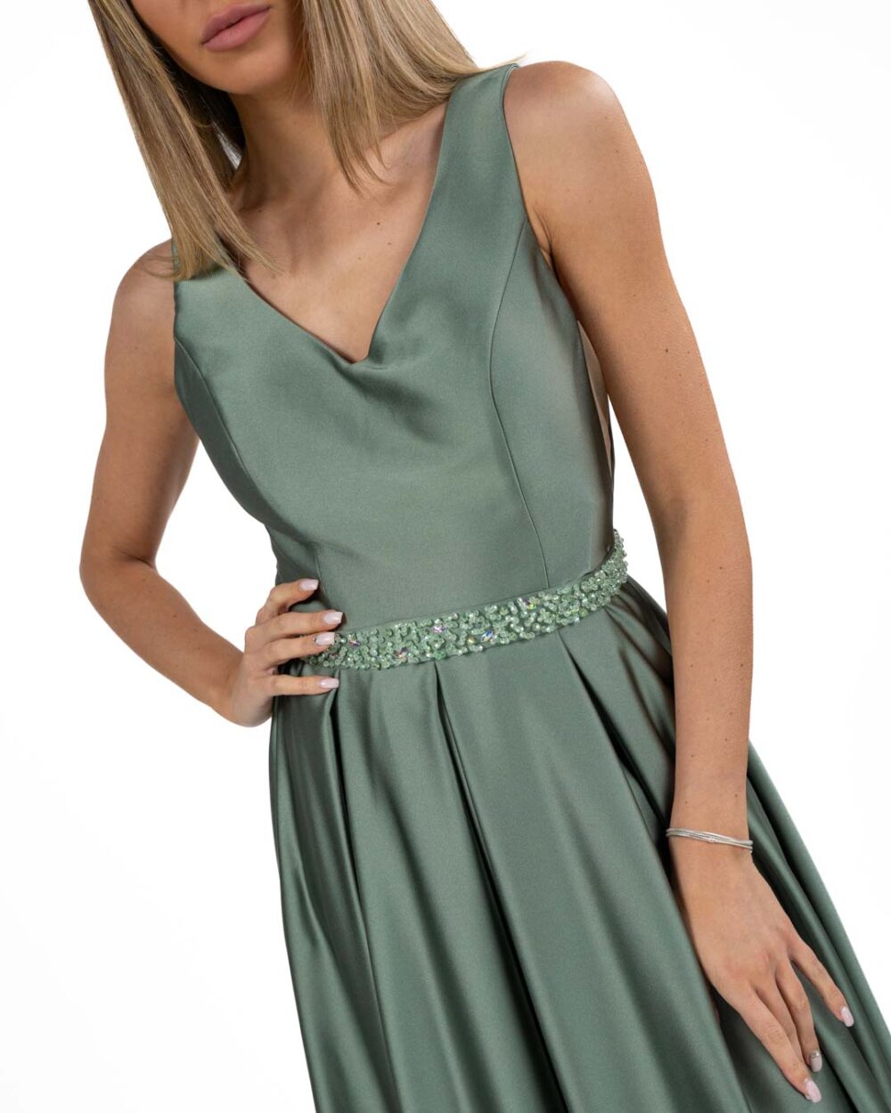 Berti Mode Collection - abito verde - immagine 3