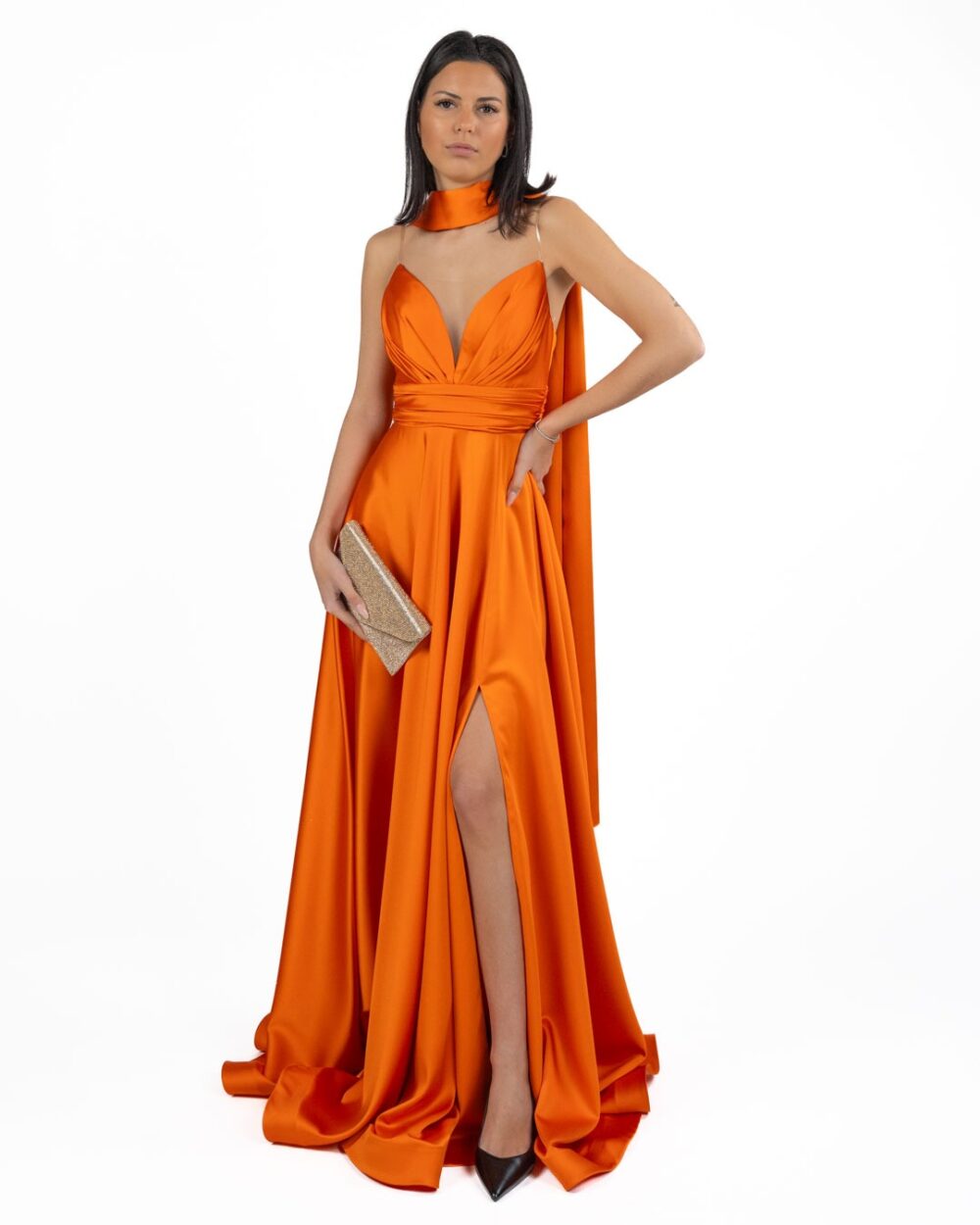 BERTI MODE COLLECTION - Abito Arancione