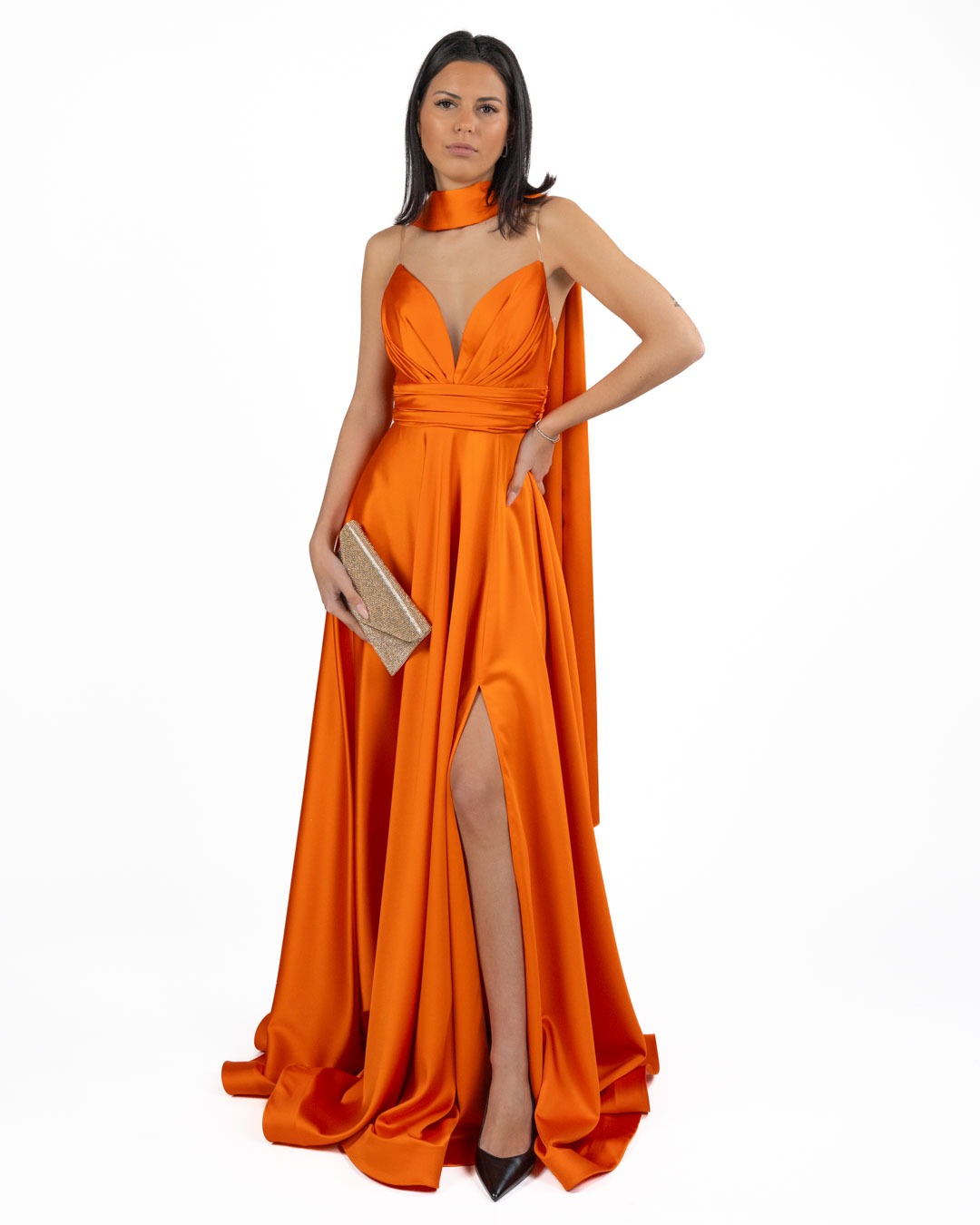 BERTI MODE COLLECTION - Abito Arancione