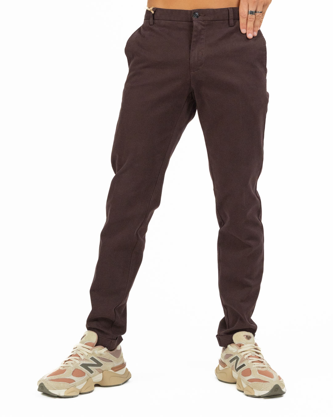 ATPCO - Pantalone color testa di moro