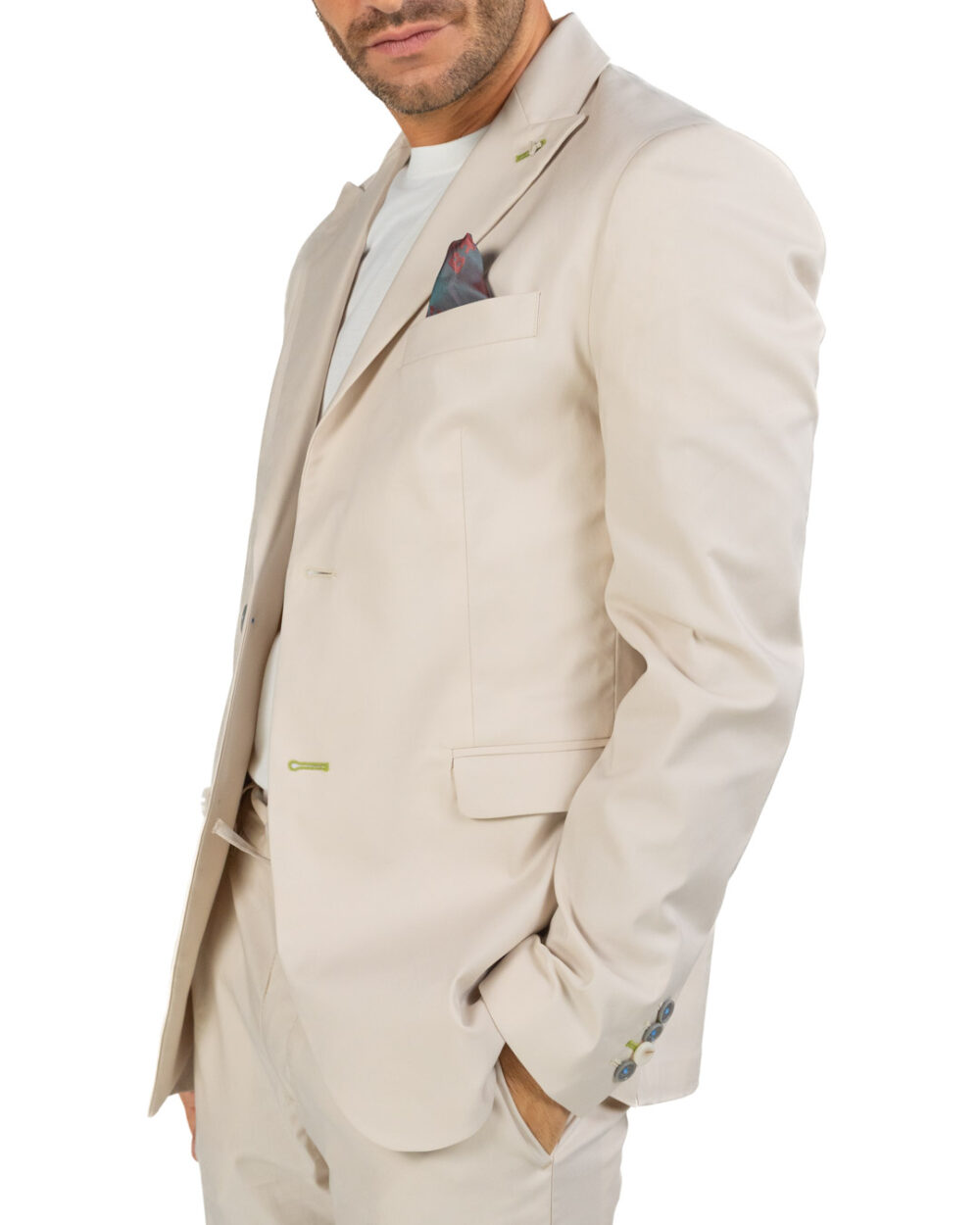Berna completo uomo beige - immagine 4