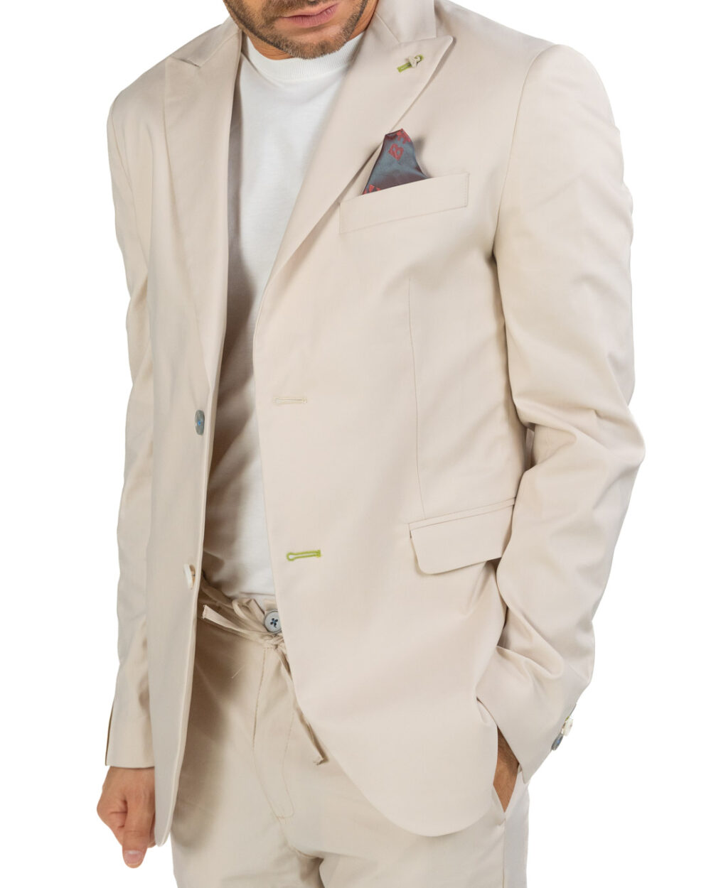 Berna completo uomo beige - immagine 3