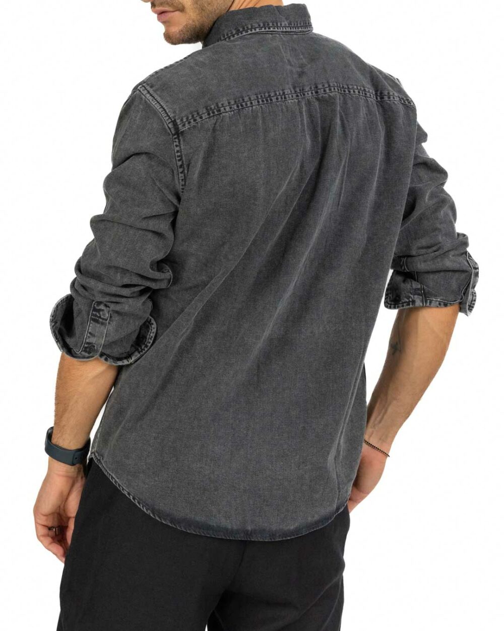 Levi's - Camicia in jeans nera - immagine 3