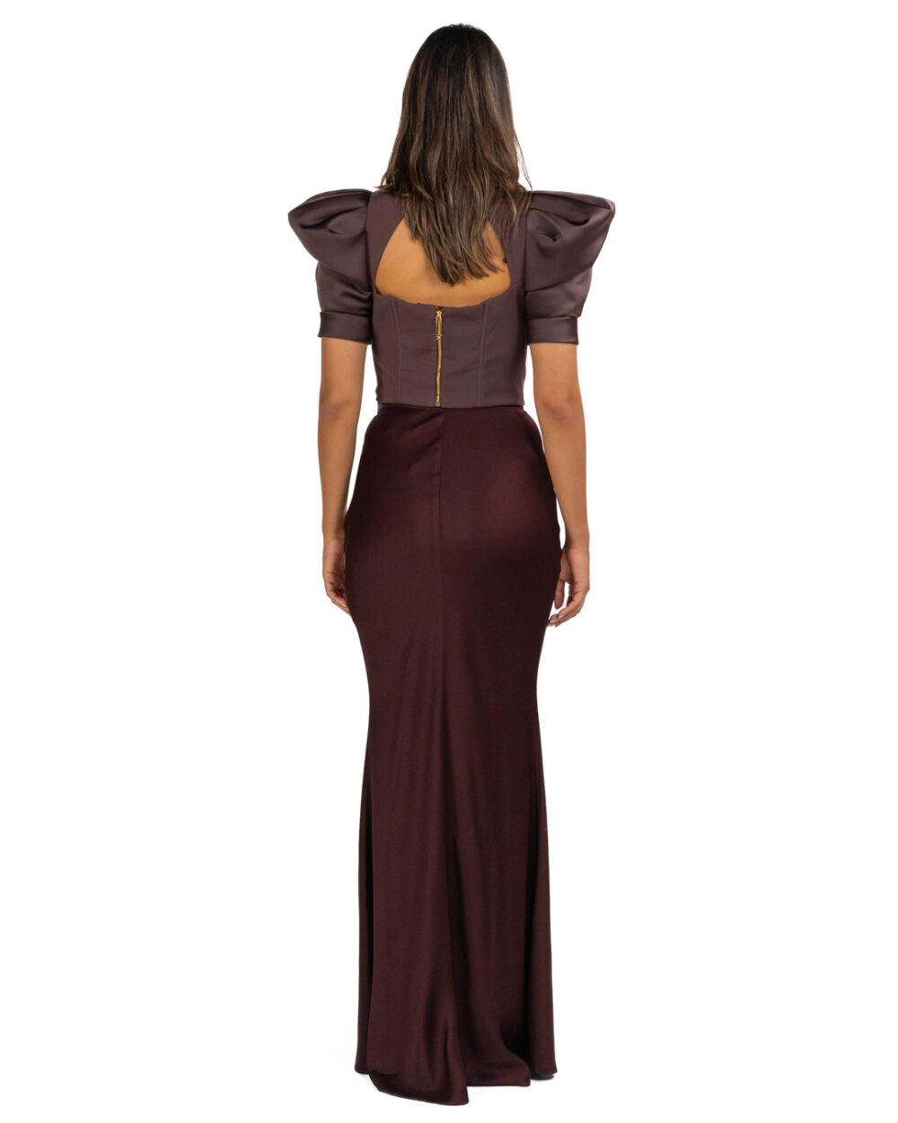 Elisabetta Franchi - Gonna lunga marrone - immagine 2