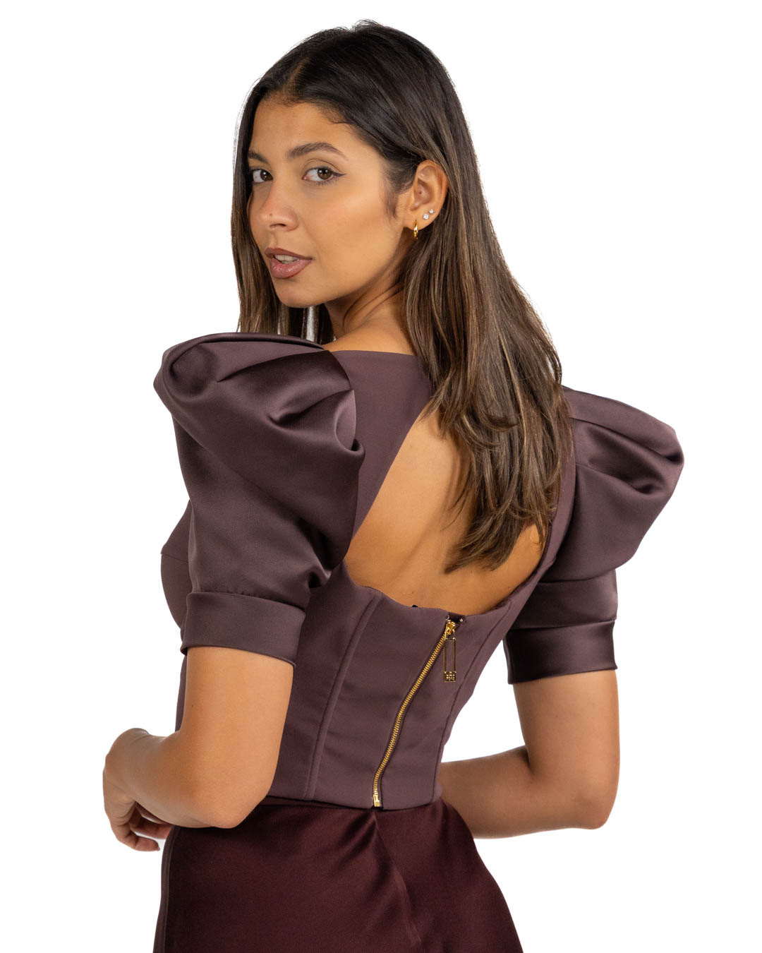 Elisabetta Franchi - Top marrone