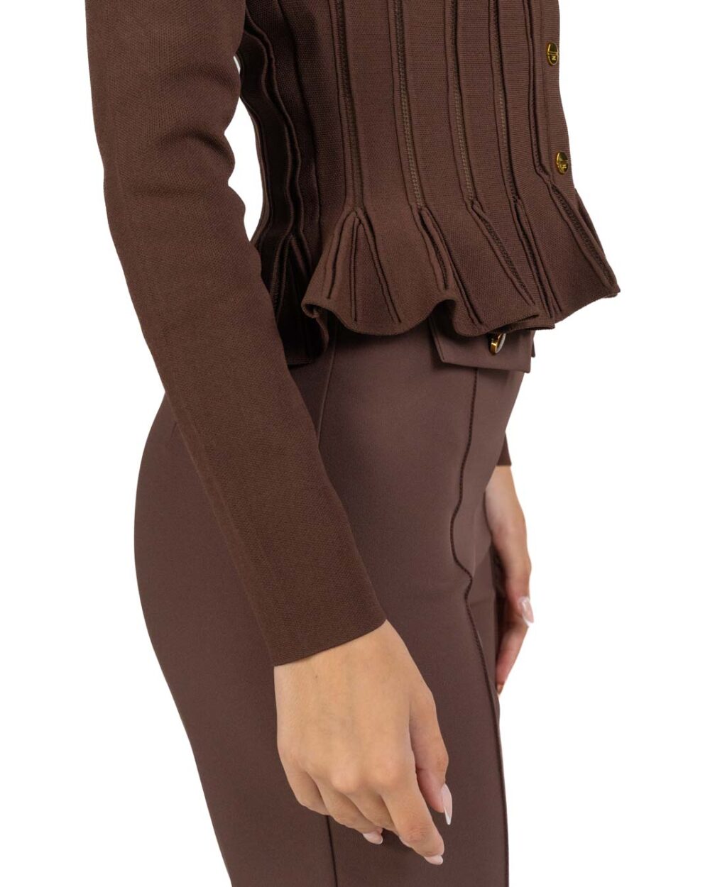 Giacchino Elisabetta Franchi in maglia - immagine 2