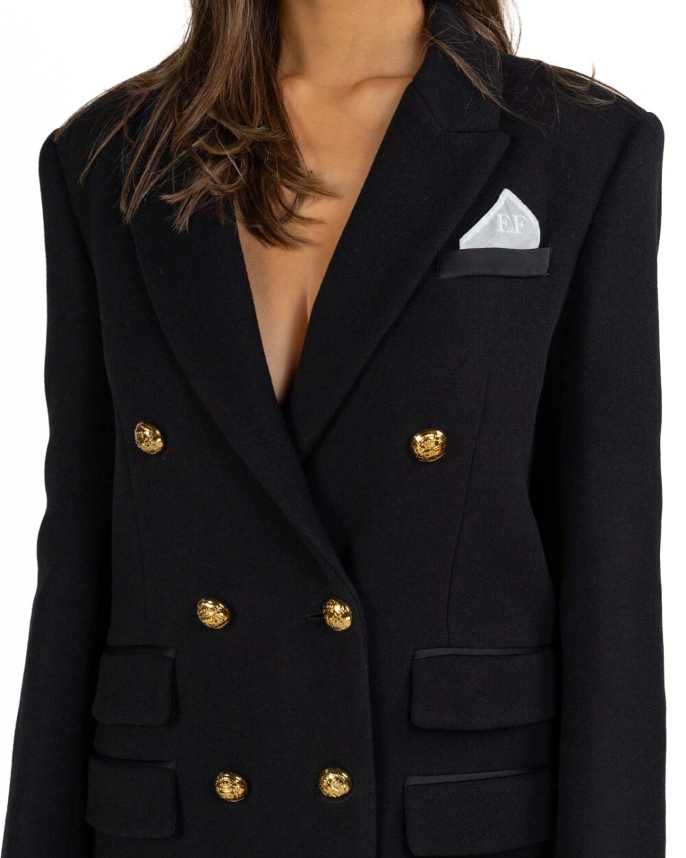 Cappotto Elisabetta Franchi nero - immagine 3