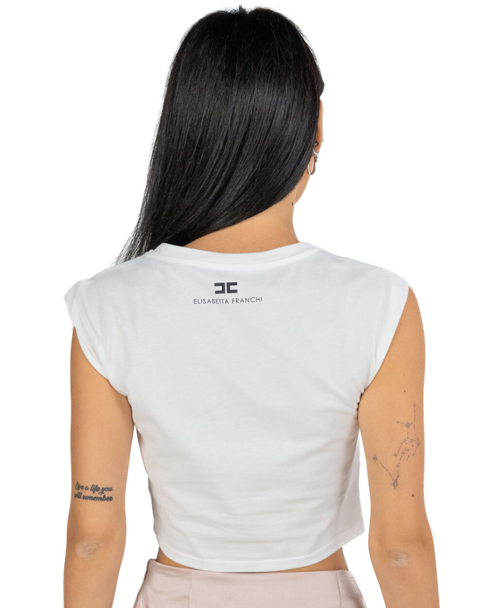 Elisabetta Franchi - Maglia bianca - immagine 3