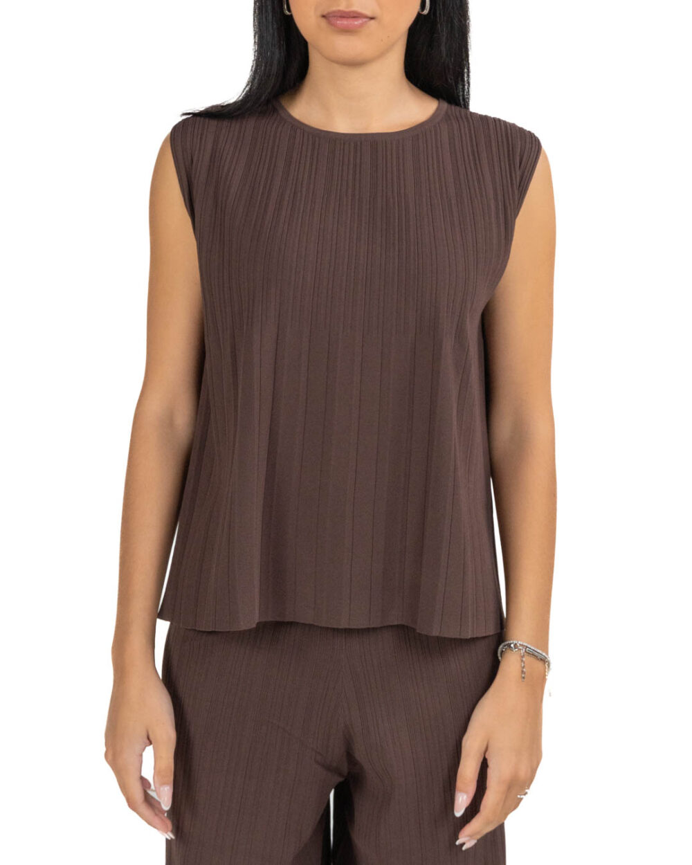 Weekend Max Mara - T-shirt marrone - immagine 2