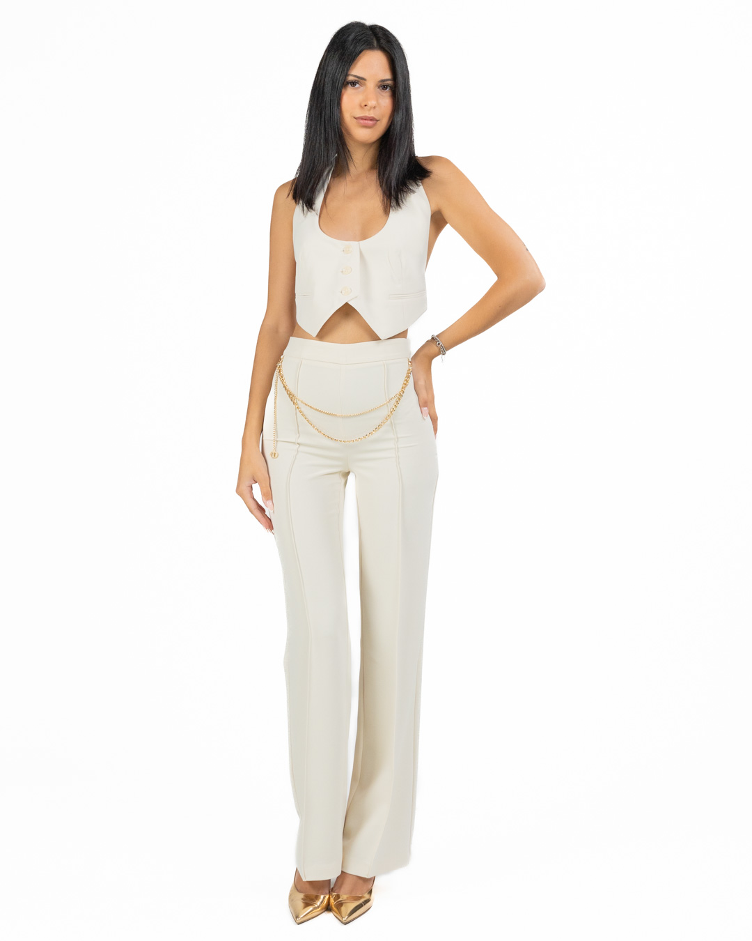 Twinset - Gilet madreperla