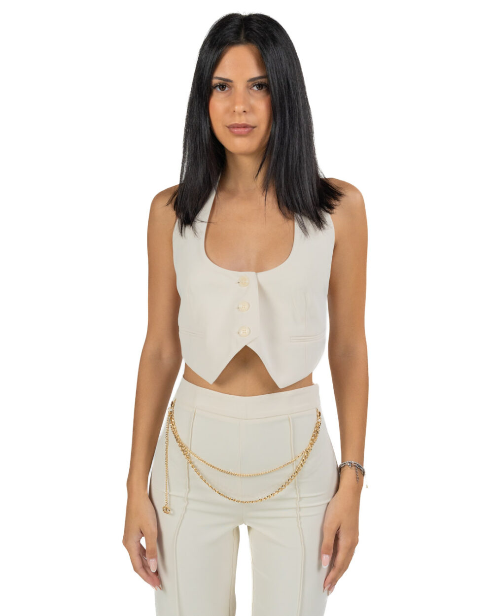 Twinset - Gilet madreperla - immagine 2