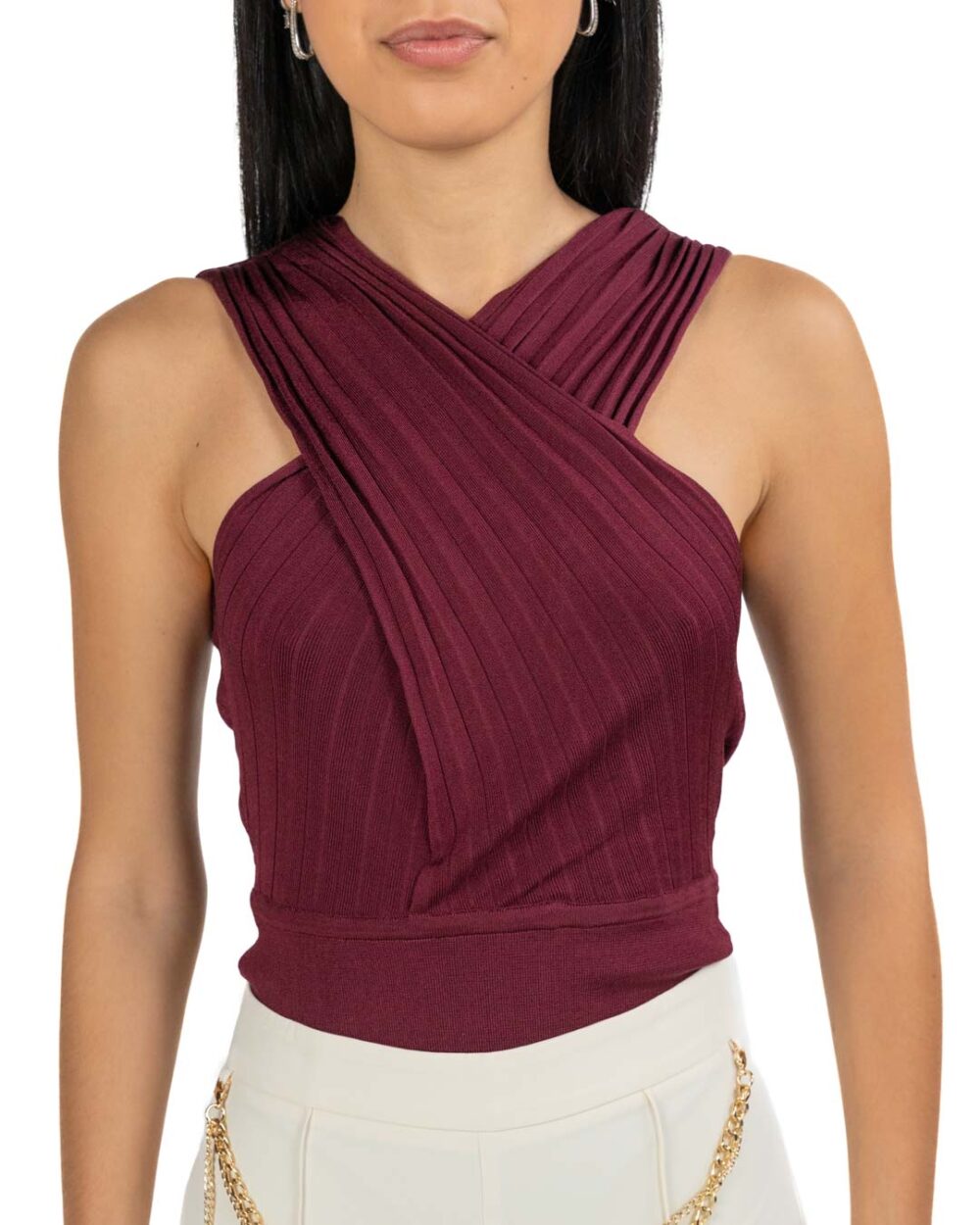 Twinset - Body color vino - immagine 2