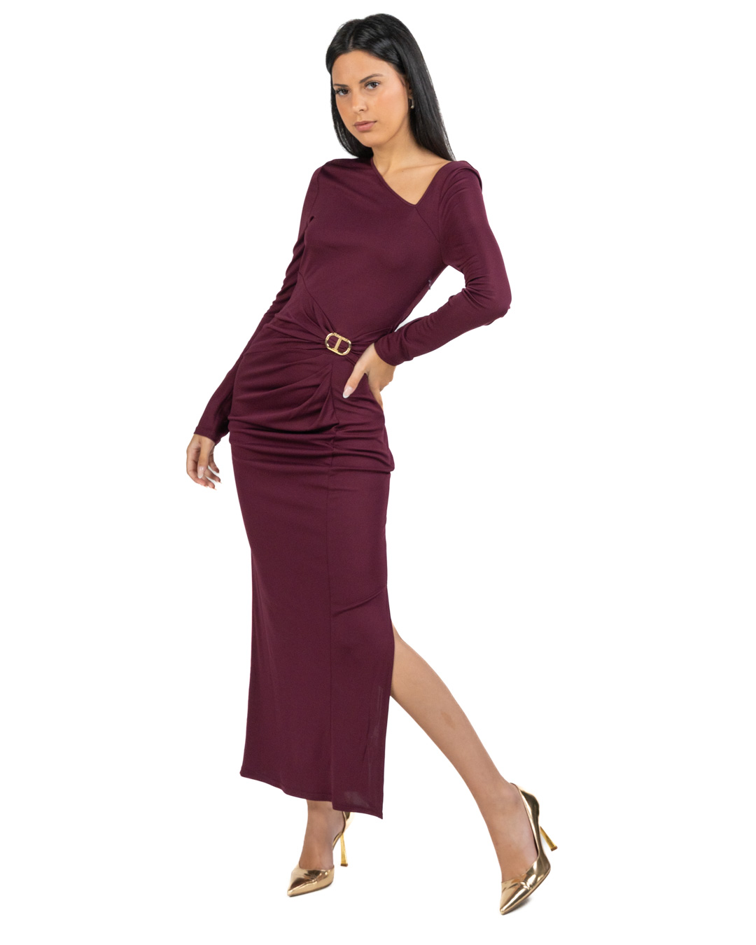 Twinset - Abito color vino