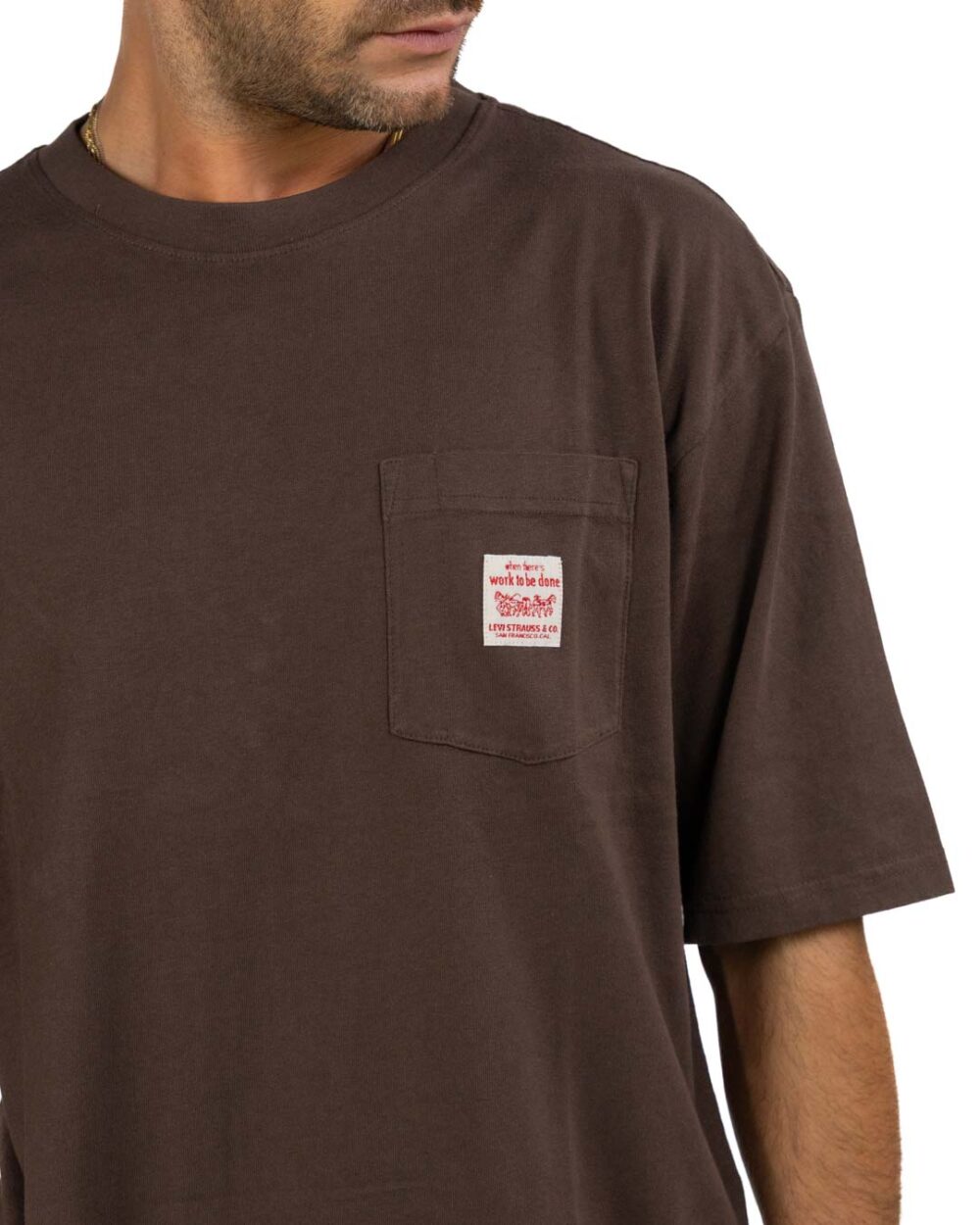 Levi's - T-shirt marrone - immagine 3