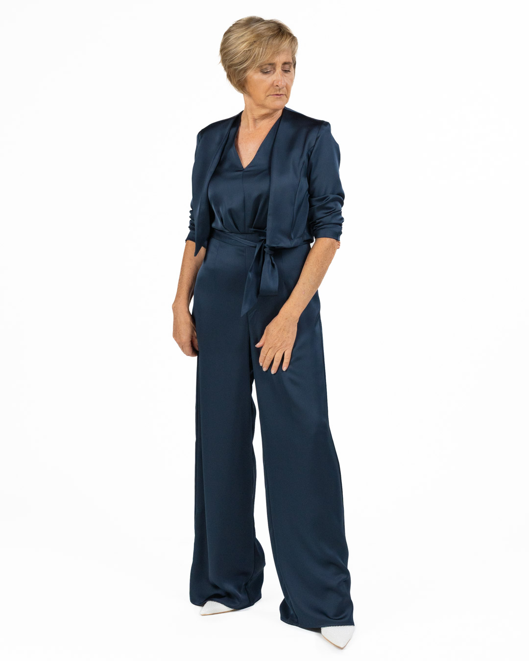 Pennyblack - giacca in raso blu