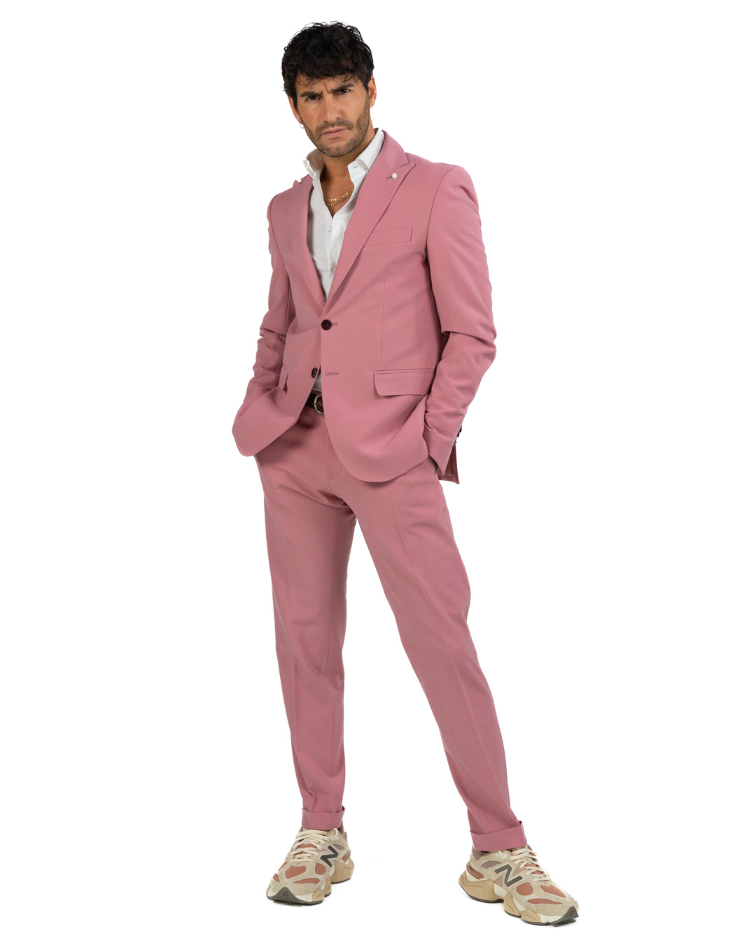 Adriano Langella completo rosa