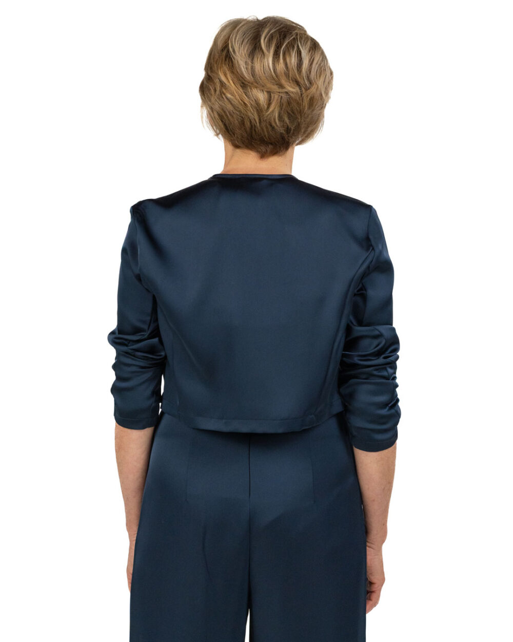 Pennyblack - giacca in raso blu - immagine 3
