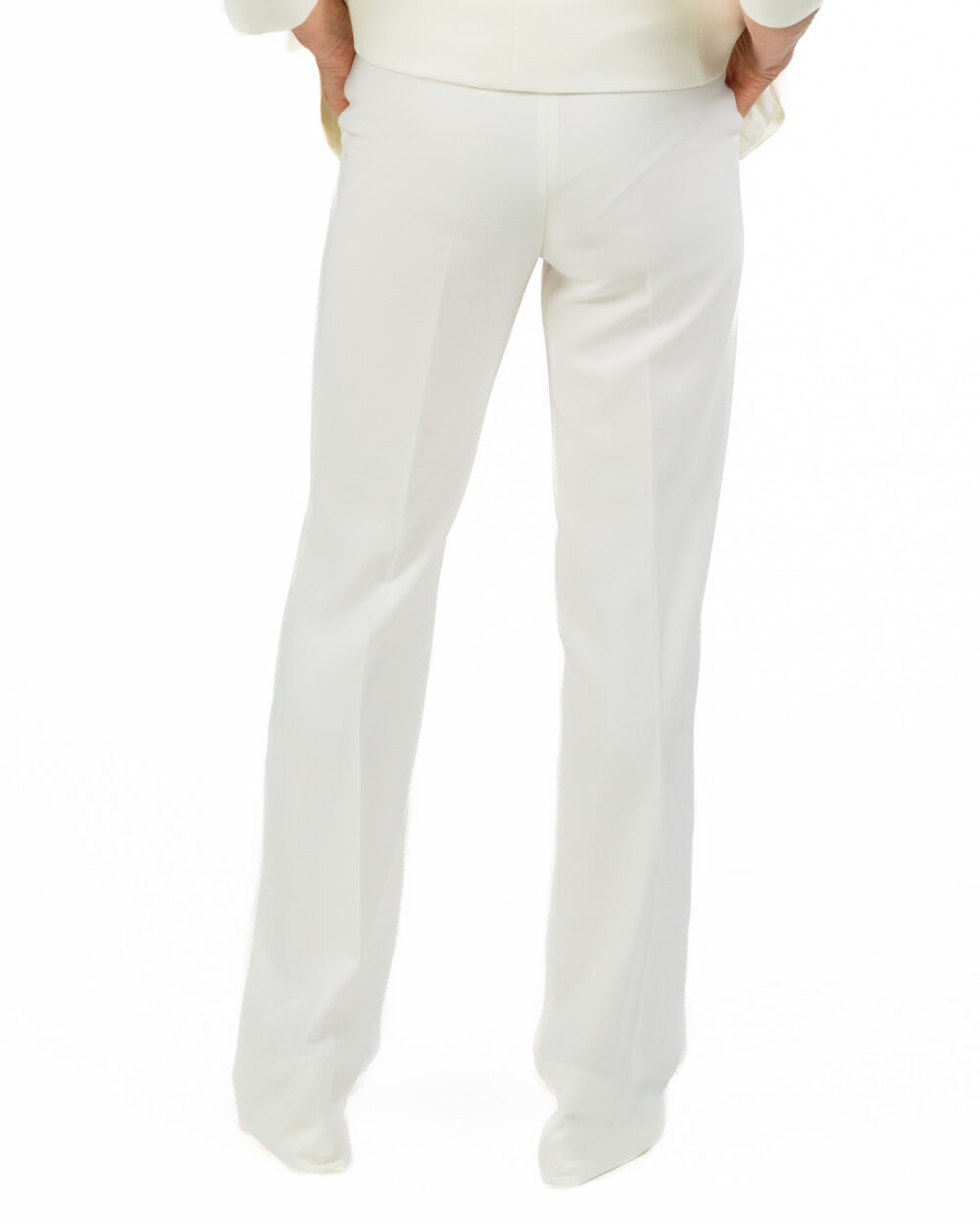 Pennybalck - pantalone bianco lana - immagine 3