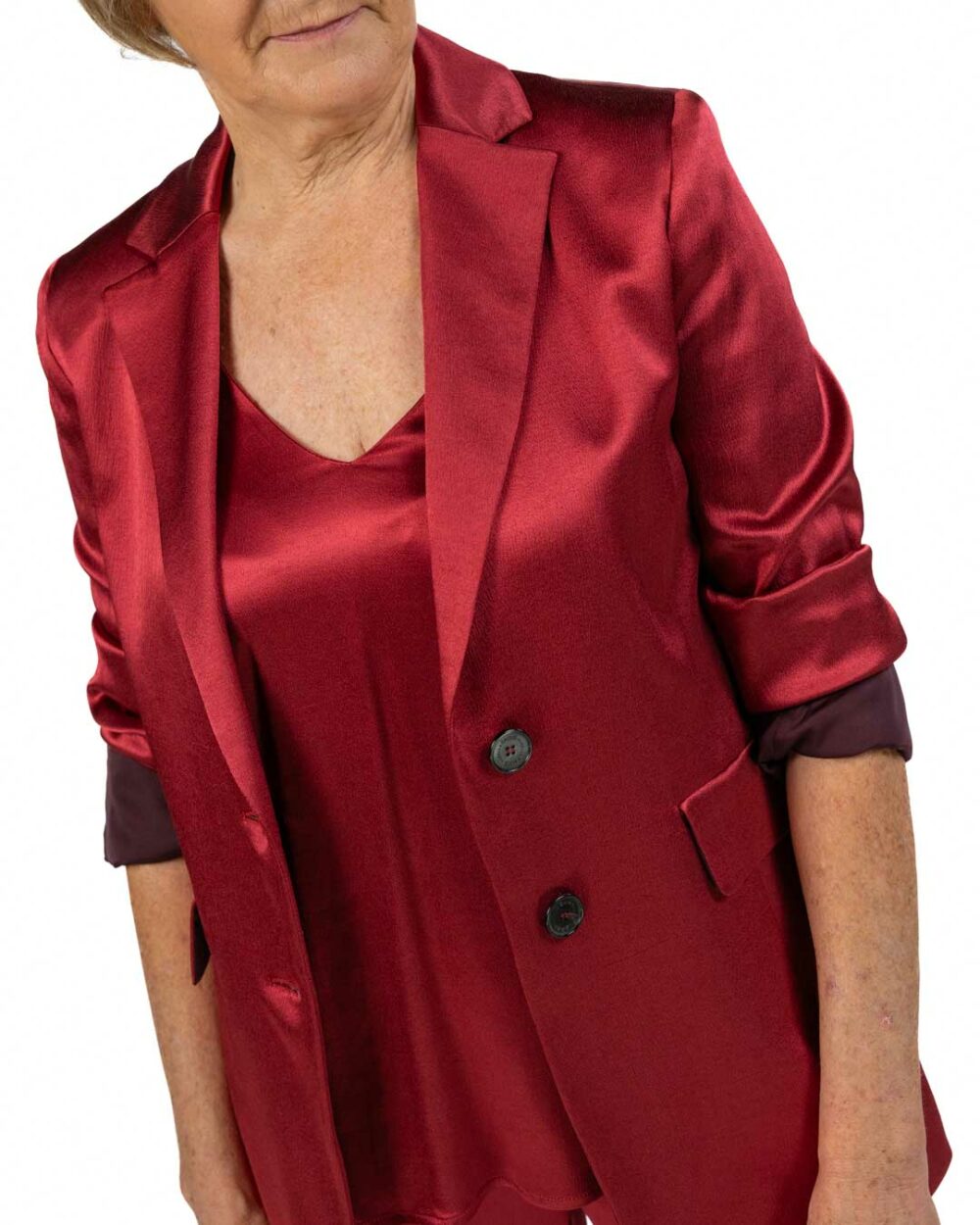 Emme Marella - Giacca color ciliegia - immagine 2