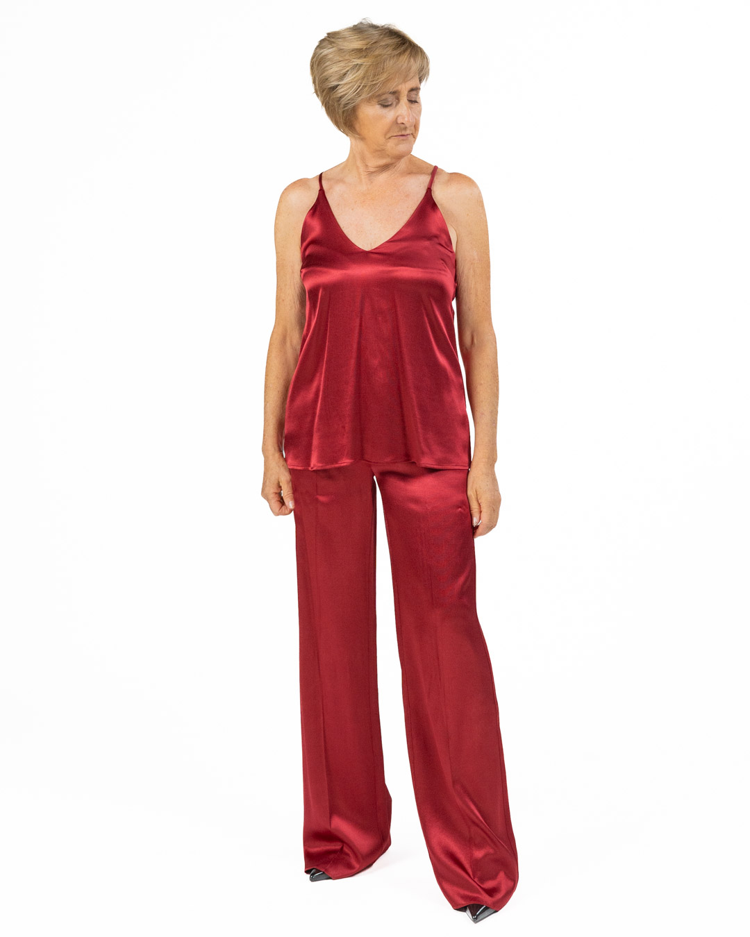 Emme Marella - Top color ciliegia