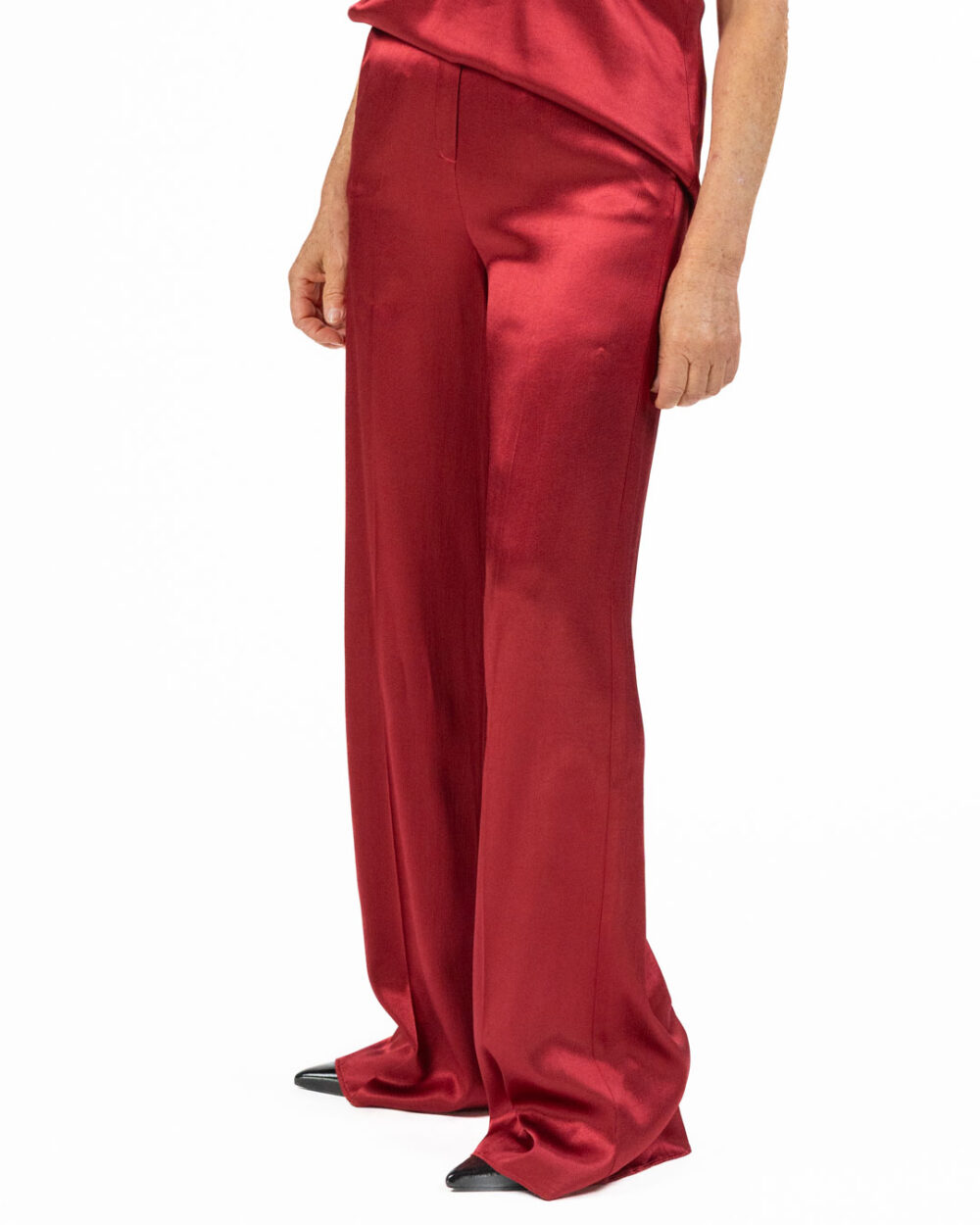 Emme Marella - Pantalone color ciliegia - immagine 2