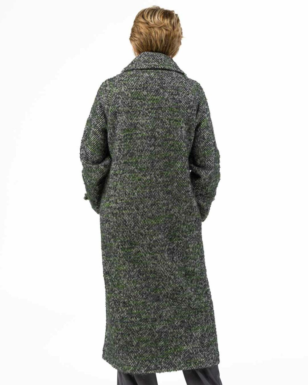 Wu Side - Cappotto spigato militare - immagine 2