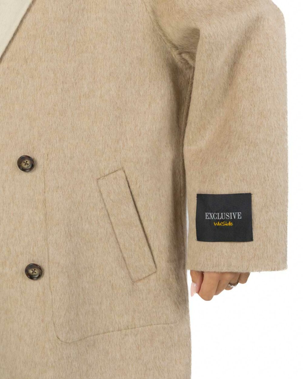 Wu Side - Cappotto lana riso - immagine 3