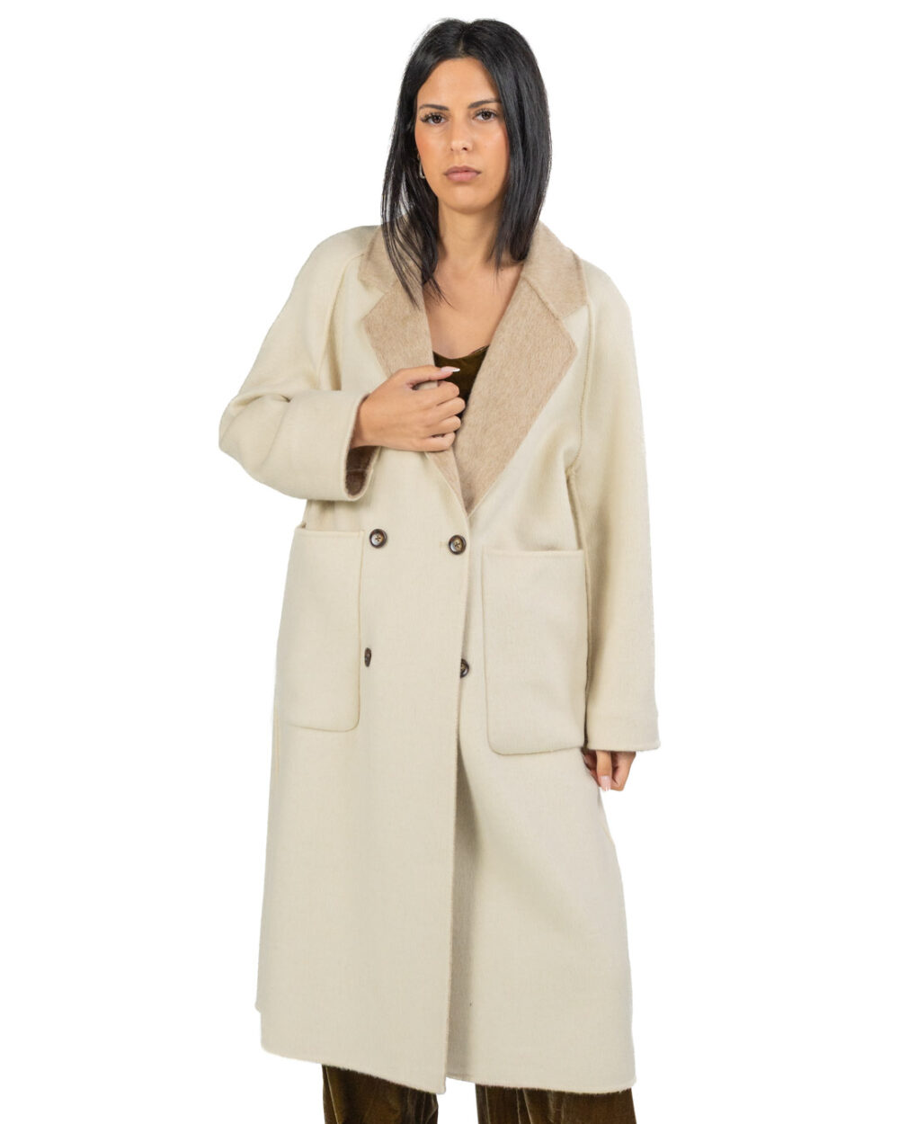 Wu Side - Cappotto lana riso - immagine 7