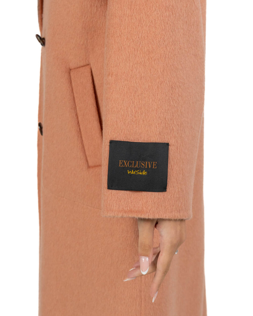 Wu Side - Cappotto lana peach - immagine 3