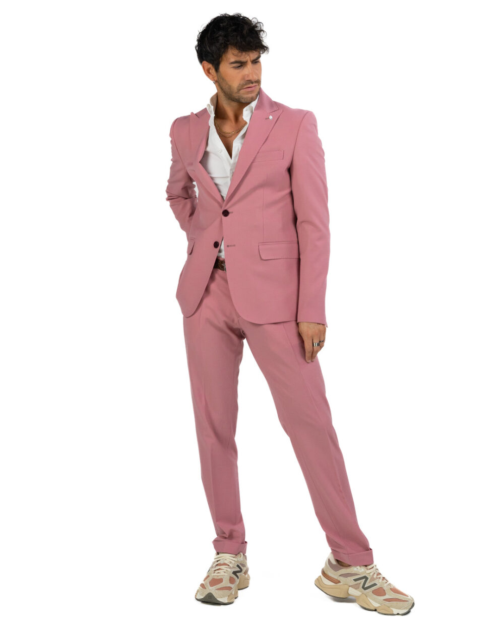 Adriano Langella completo rosa - immagine 2