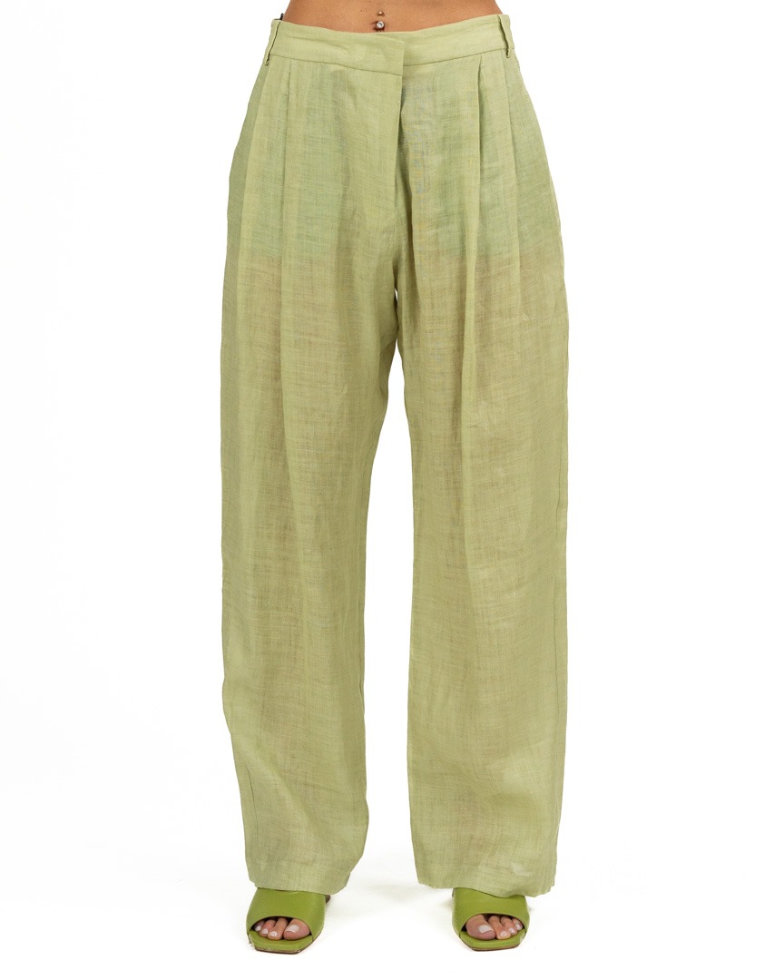 Hanita - pantalone verde