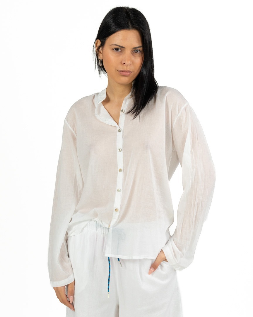 Wu Side - camicia bianca