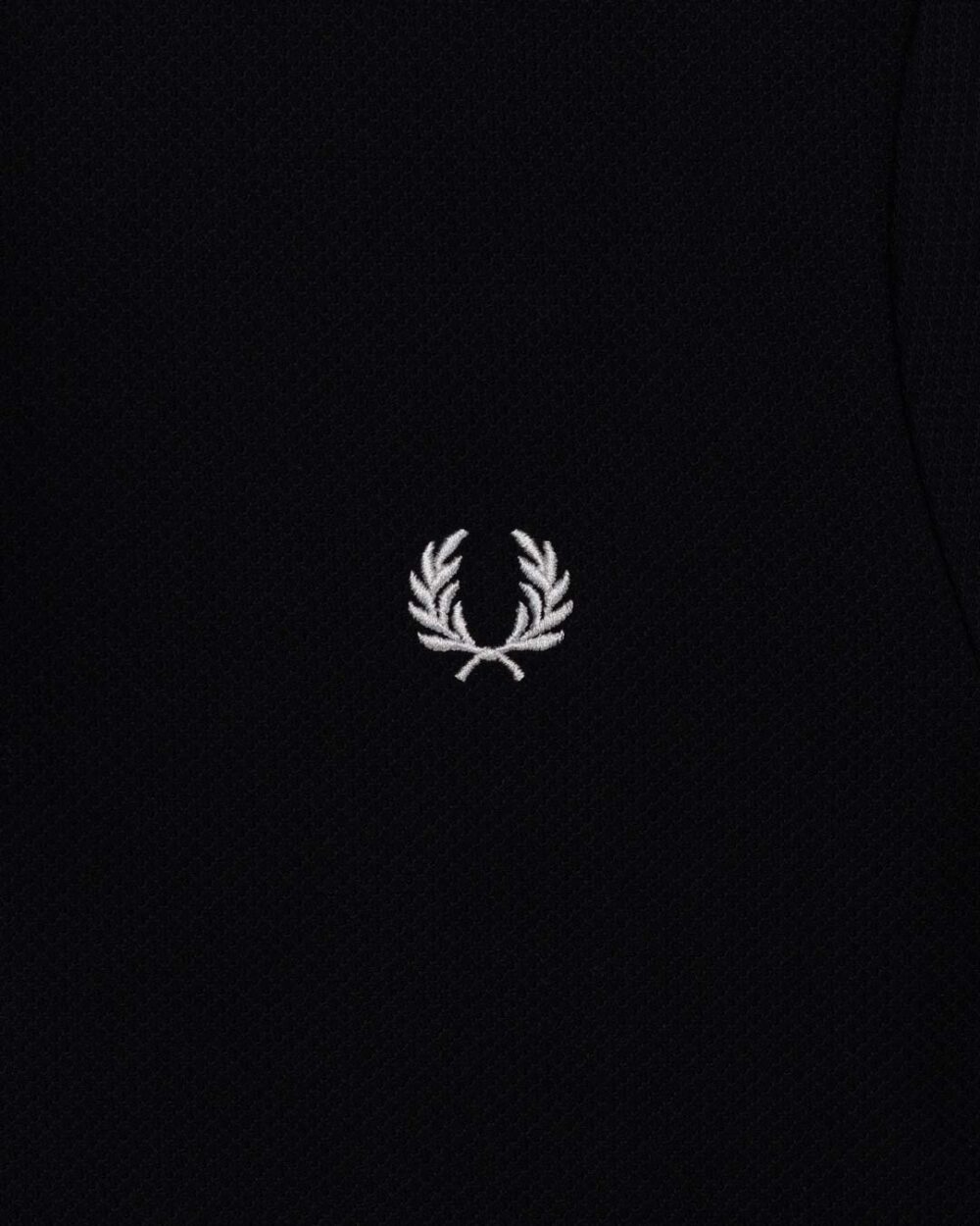 Fred Perry - T-shirt nera in spugna - immagine 3