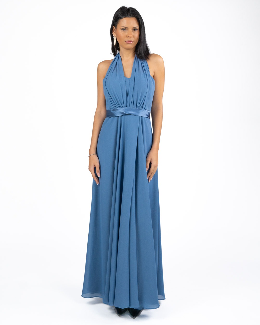 Berti Mode Collection - Abito Cerimonia Azzurro