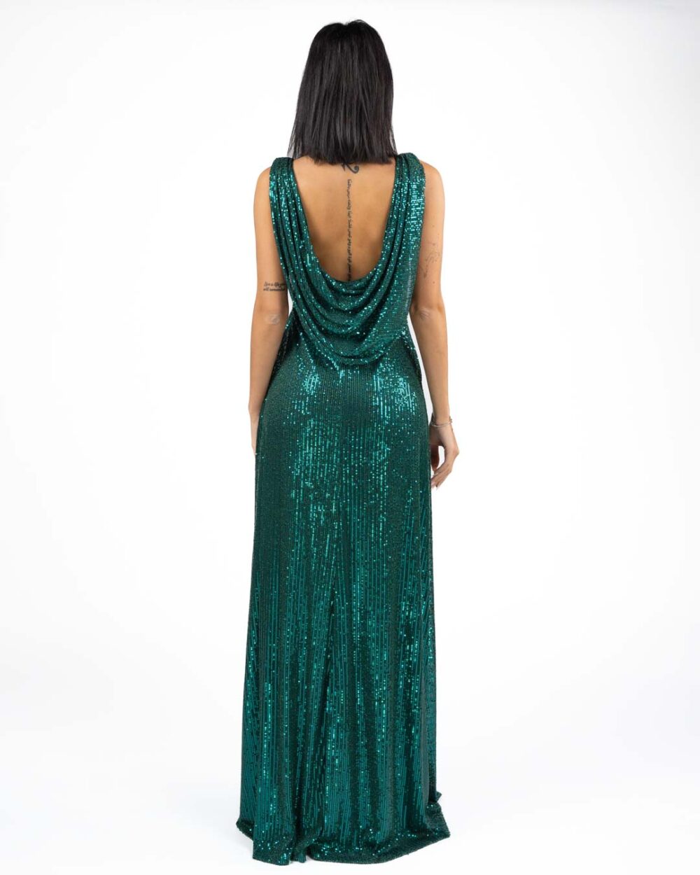 Berti Mode Collection - Abito Cerimonia Verde - immagine 2