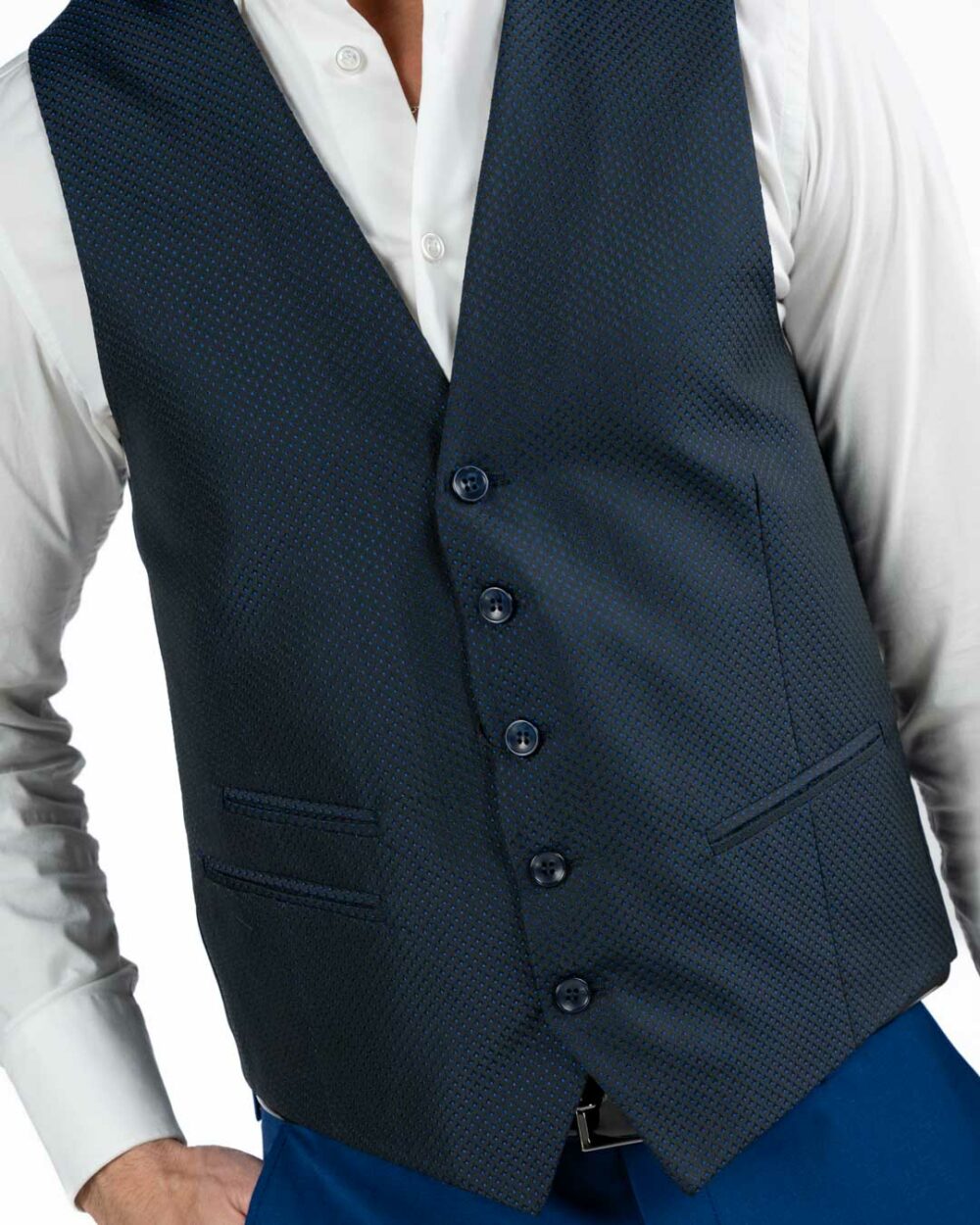 BERTI Mode Collection – Abito Blu con Gilet - immagine 2