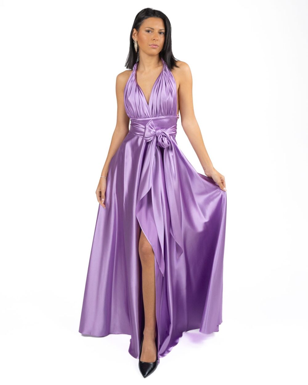 Berti Mode Collection - Abito lungo Lilla - immagine 3