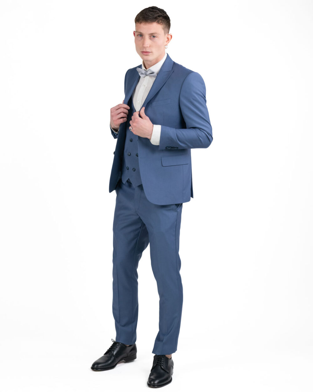 Antica Sartoria - Abito azzurro avio - immagine 3